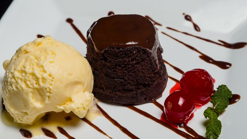 Giordanos Chocolate Lava Cake Dessert